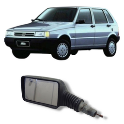 Retrovisor Esquerdo Uno Elx 84/90 Sanfona s Controle