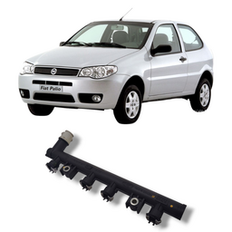 Flauta bico injetor Fiat palio siena uno 2002 2012 original