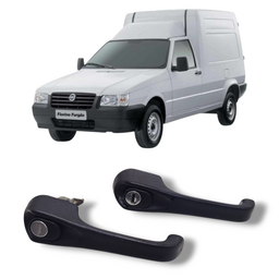 Par maçaneta dianteira Fiat fiorino 2000 2010 original