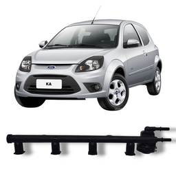 Flauta bico injetor Ford ka 2007 2013 original
