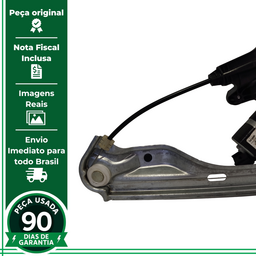 MÁQUINA VIDRO TRASEIRA ESQUERDA FIAT STRADA 2020 À 2025