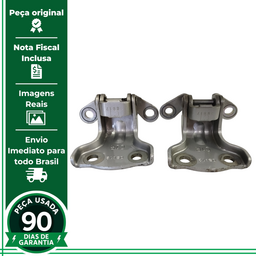 PAR DOBRADIÇA PORTA TRASEIRA DIREITA GM CAPTIVA 2008 A 2017 