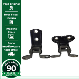 PAR DOBRADIÇA TRASEIRA ESQUERDA TOYOTA HILUX 2006 A 2015