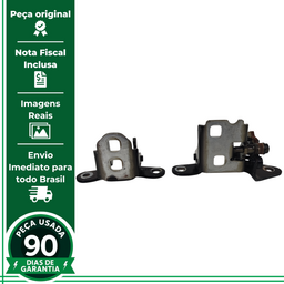 PAR DOBRADIÇA TRASEIRA ESQUERDA JEEP COMPASS 2012 A 2015