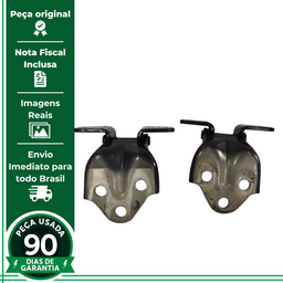 PAR DOBRADIÇA DIANTEIRA ESQUERDA PAJERO SPORT 1999 A 2011