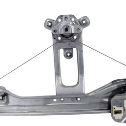 MÁQUINA VIDRO MANUAL TRASEIRA ESQUERDA GM PRISMA 2012 A 2019