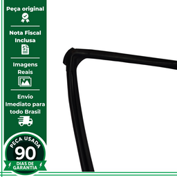 CANALETA VIDRO TRASEIRA ESQUERDA FRONTIER 2017 A 2025