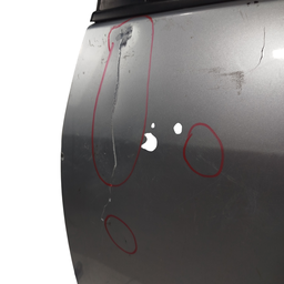 PORTA TRASEIRA ESQUERDA MITSUBISHI OUTLANDER 2008 À 2013