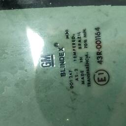 VIDRO FIXO PORTA TRASEIRA ESQUERDA CHEVROLET S10 1996 A 2011