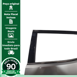 PORTA TRASEIRA ESQUERDA HYUNDAI SANTA FÉ 2014 A 2019