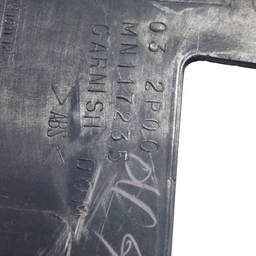 MOLDURA LUZ PLACA MITSUBISHI PAJERO FULL 2001 A 2007