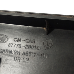 FRISO MOLDURA PORTA TRASEIRA ESQUERDA SANTA FÉ 2007 A 2013