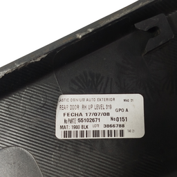 FRISO MOLDURA PORTA TRASEIRA DIREITA GM CAPTIVA 2008 Á 2017 