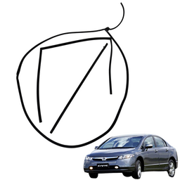 Kit Pestana Porta Traseira Esquerda Honda Civic 2007 A 2011