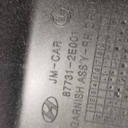 MOLDURA PORTA TRASEIRA ESQUERDA HYUNDAI TUCSON 2005 A 2010