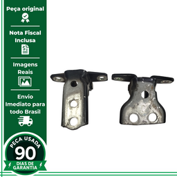 PAR DOBRADIÇA PORTA TRASEIRA ESQUERDA PAJERO TR4 2003 A 2009