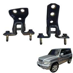 Par Dobradiça Porta Traseira Direita Pajero Tr4 2003 A 2009