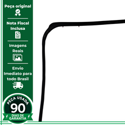 BORRACHA GUARNIÇÃO PORTA TRASEIRA ESQUERDA HILUX 2006 A 2015