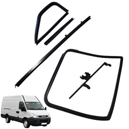 KIT PESTANA PORTA DIANTEIRA DIREITA IVECO DAILY 2008 A 2019