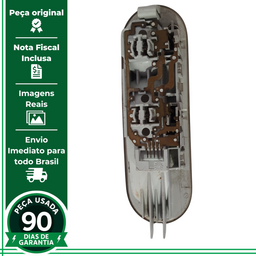 LANTERNA LUZ TETO RENAULT SANDERO LOGAN 2015 A 2023 2 BOTÕES