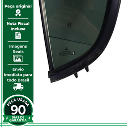 VIDRO FIXO PORTA TRASEIRA ESQUERDA L200 TRITON 2008 A 2017