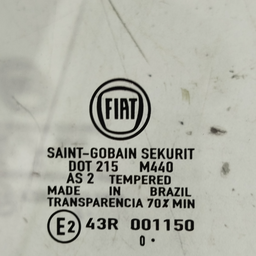 VIDRO FIXO TRASEIRO ESQUERDO FIAT UNO 2011 A 2021