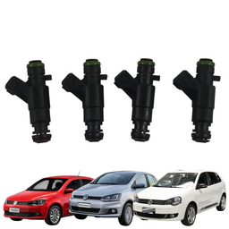 JOGO 4 BICO INJETOR VW GOL FOX POLO SAVEIRO 1.6 8V ORIGINAL 