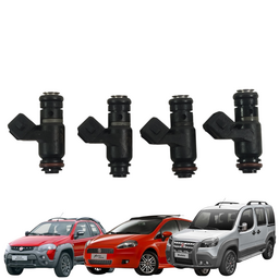 JOGO 4 BICO INJETOR FIAT STRADA PUNTO DOBLO 1.8 16V ETORQ 