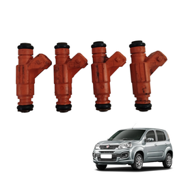 Jogo 4 Bico Injetor Fiat Uno 1.0 8v Evo Flex 2015 A 2021