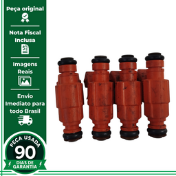 JOGO 4 BICO INJETOR FIAT UNO 1.0 8V EVO FLEX 2015 A 2021