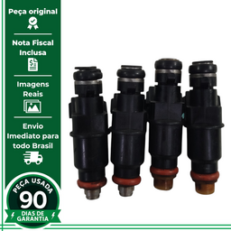 JOGO 4 BICO INJETOR HONDA CIVIC 1.8 16V 2007 A 2011 ORIGINAL