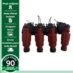 JOGO 4 BICO INJETOR VW GOL VOYAGE FOX  1.0 8V 2013 A 2020 