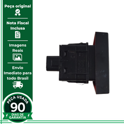 BOTÃO ALERTA CHEVROLET AGILE MONTANA 2011 Á 2021 ORIGINAL