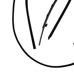 KIT PESTANA PORTA TRASEIRA ESQUERDA TOYOTA HILUX 2006 A 2015