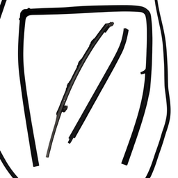 KIT PESTANA PORTA TRASEIRA ESQUERDA TOYOTA HILUX 2006 A 2015