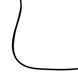 BORRACHA GUARNIÇÃO DIANTEIRA ESQUERDA ASX 2011 A 2022