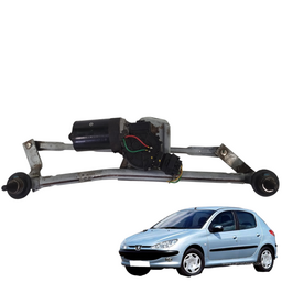 MOTOR LIMPADOR PARABRISA PEUGEOT 206 1999 A 2004 ORIGINAL