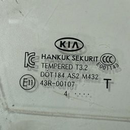 VIDRO FIXO PORTA TRASEIRA ESQUERDA KIA SPORTAGE 2011 A 2016