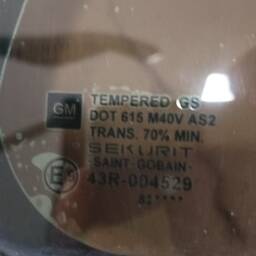 VIDRO FIXO PORTA TRASEIRA DIREITA GM BLAZER 1996 A 2011