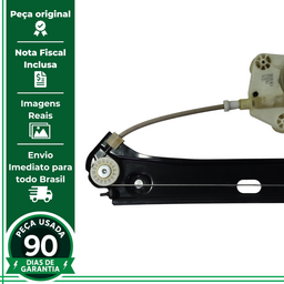 MÁQUINA VIDRO PORTA TRASEIRA ESQUERDA VW UP! 2014 A 2021 