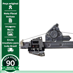 MÁQUINA VIDRO PORTA TRASEIRA ESQUERDA PAJERO FULL 2008/2021