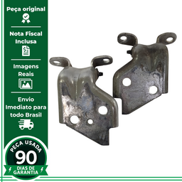 PAR DOBRADIÇA PORTA TRASEIRA ESQUERDA GM S10 2012 A 2022