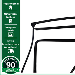 KIT PESTANA PORTA TRASEIRA DIREITA TOYOTA HILUX 2006 A 2015
