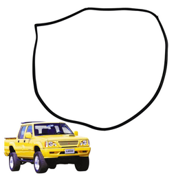 GUARNIÇÃO PORTA DIANTEIRA ESQUERDA L200 1992 A 2006