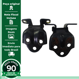 PAR DOBRADIÇA PORTA DIANTEIRA ESQUERDA L200 1992 A 2006