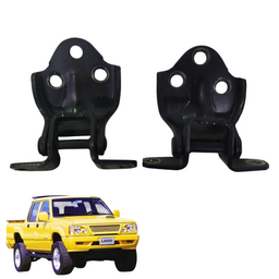 Par Dobradiça Porta Dianteira Esquerda L200 1992 A 2006