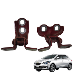 PAR DOBRADIÇA DIANTEIRA ESQUERDA GM ONIX PRISMA 2012 A 2019