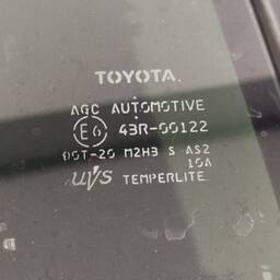 VIDRO FIXO PORTA TRASEIRA ESQUERDA TOYOTA RAV4 2013 A 2018