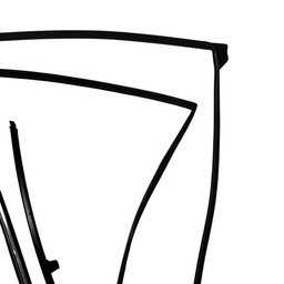 KIT PESTANA PORTA TRASEIRA ESQUERDA TOYOTA RAV4 2013 A 2018