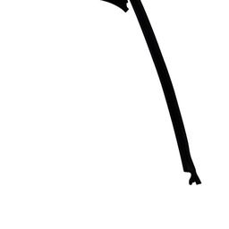 CANALETA PORTA DIANTEIRA ESQUERDA JEEP RENEGADE 2015/2021